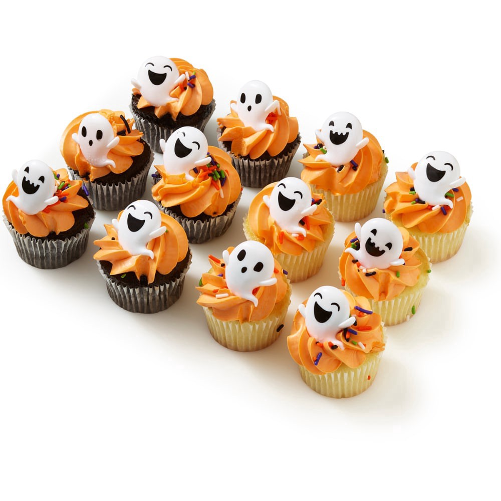 slide 2 of 2, Bakery Fresh Assorted Halloween Cupcakes, 12 ct; 24 oz