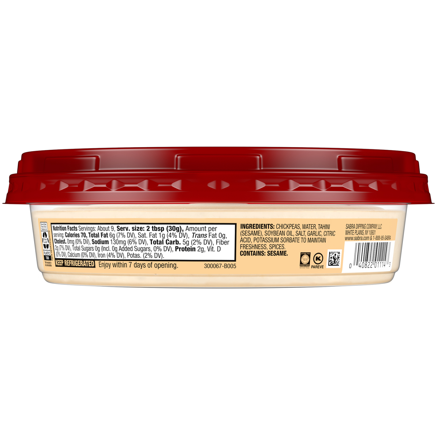 slide 2 of 4, Sabra Classic Hummus 10 oz, 10 oz