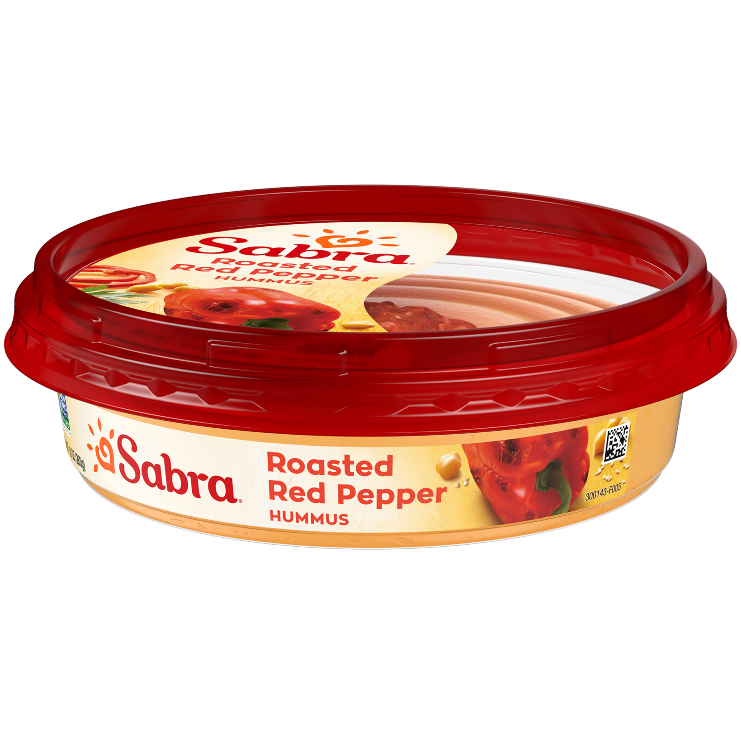 slide 3 of 4, Sabra Roasted Red Pepper Hummus, 10 oz Tub, 10 oz