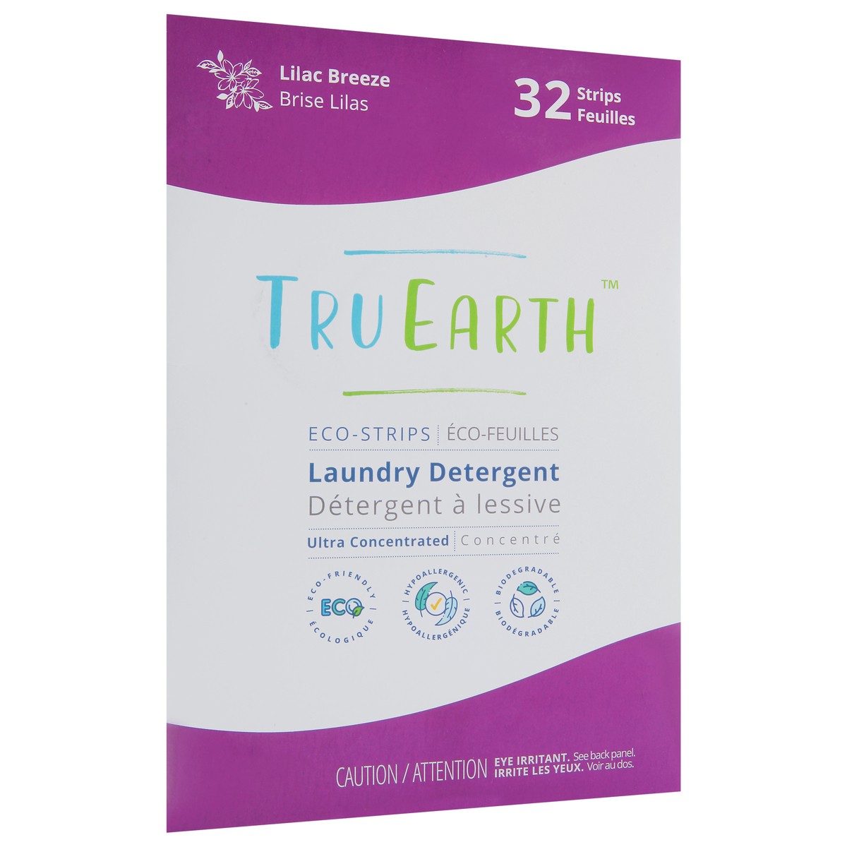 slide 9 of 10, Tru Earth Laundry Detergent Sheets, Lilac Breeze, 32-Strips, 32 ct