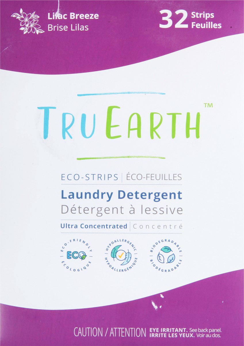 slide 5 of 10, Tru Earth Laundry Detergent Sheets, Lilac Breeze, 32-Strips, 32 ct
