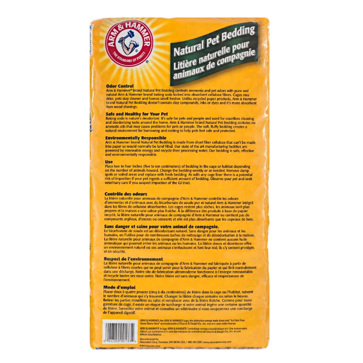 slide 3 of 3, ARM & HAMMER Natural Paper Bedding for All Small Animals, 6 liter