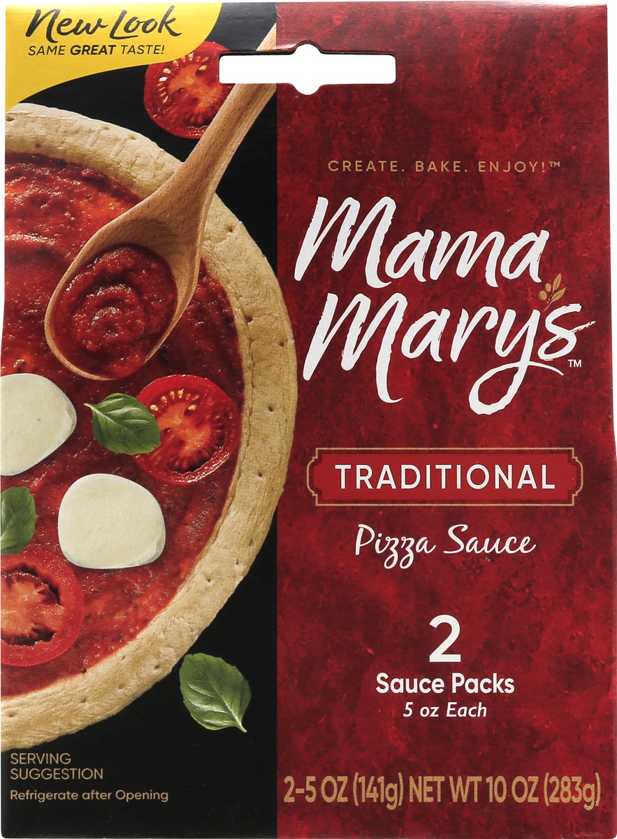 slide 11 of 13, Mama Mary's Traditional 2 Packs Pizza Sauce 2 ea, 2 ct