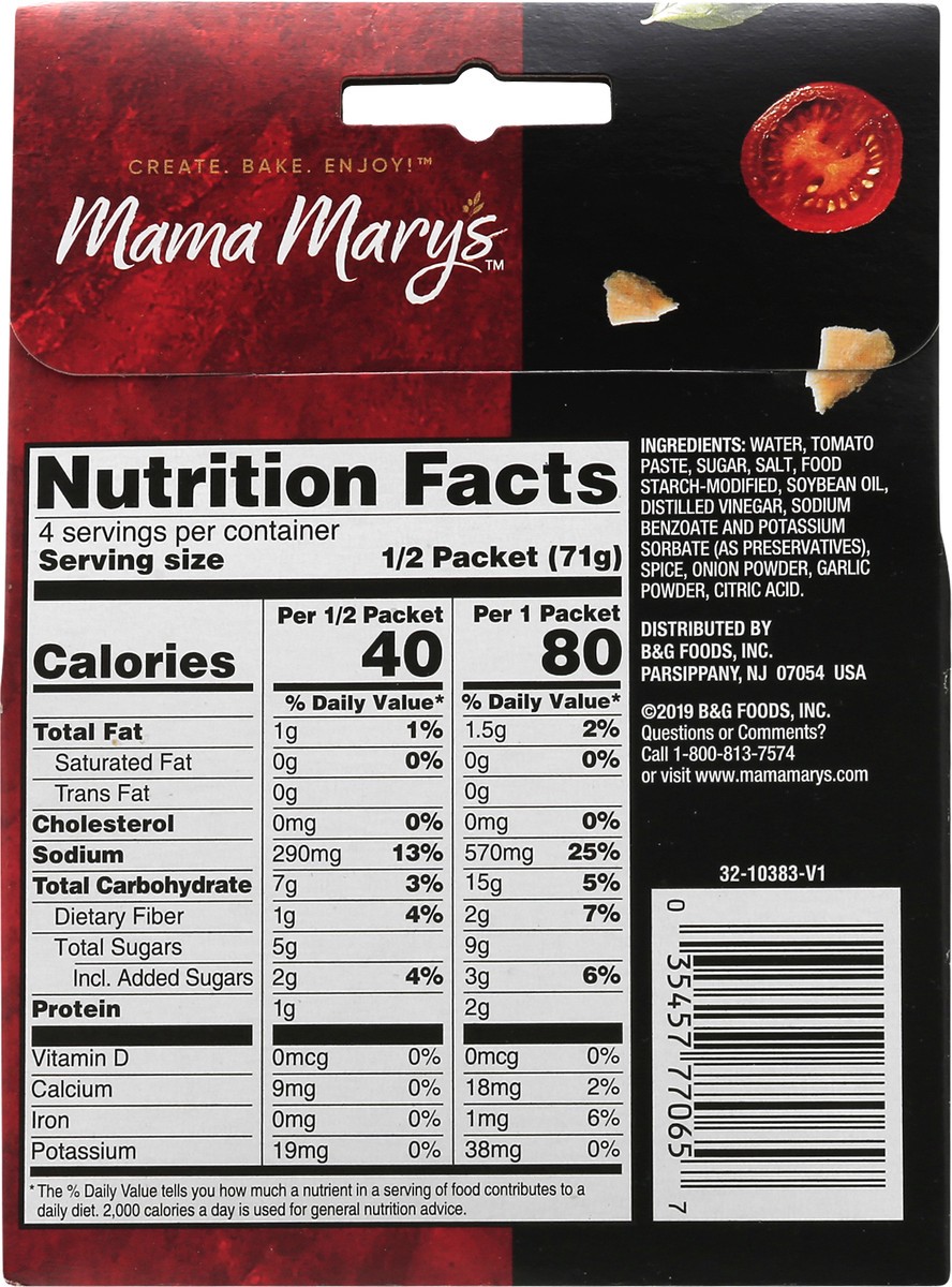 slide 7 of 13, Mama Mary's Traditional 2 Packs Pizza Sauce 2 ea, 2 ct