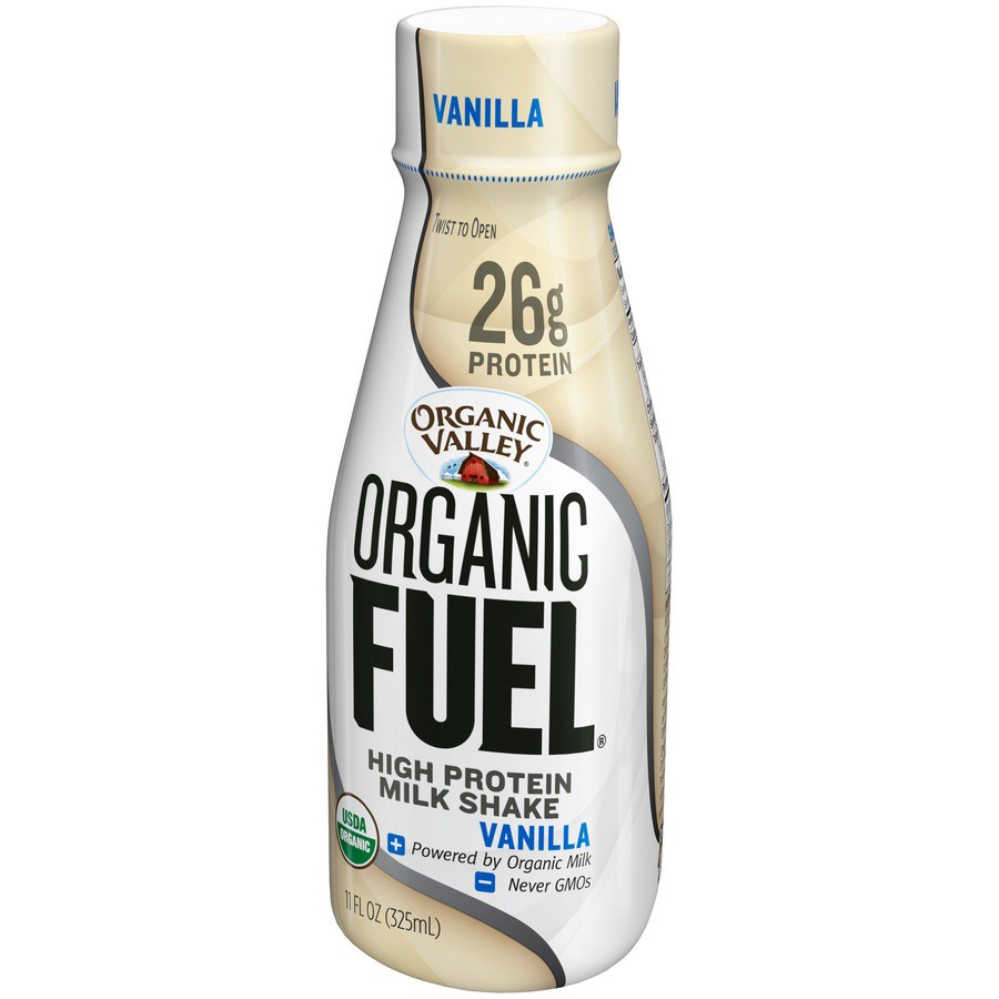 slide 2 of 3, Organic Valley Fuel Vanilla High Protein Milk Shake - 11 fl oz, 11 fl oz