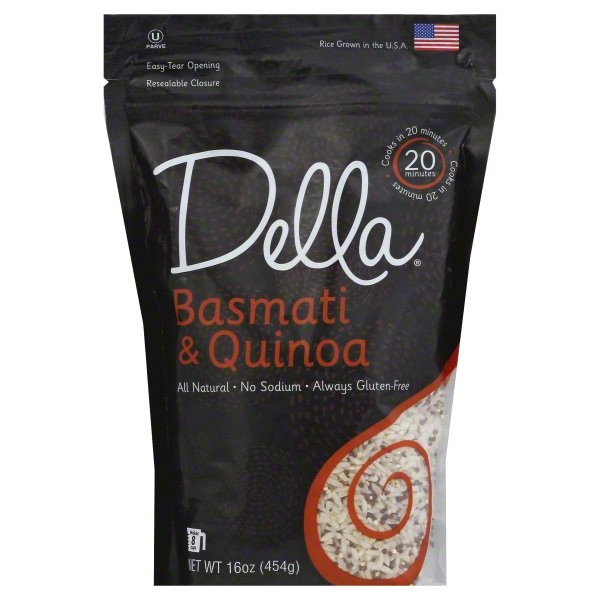 slide 1 of 2, Della Basmati & Quinoa 16 oz, 16 oz