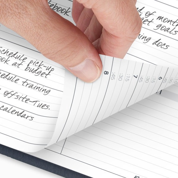 slide 5 of 10, AT-A-GLANCE® 2026 Weekly Appointment Book Planner, Navy, Large, 8 1/4"" x 11"", 1 ct