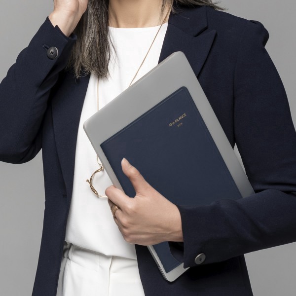 slide 10 of 10, AT-A-GLANCE® 2026 Weekly Appointment Book Planner, Navy, Large, 8 1/4"" x 11"", 1 ct