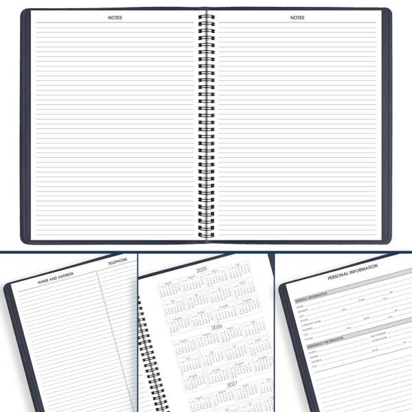 slide 3 of 10, AT-A-GLANCE® 2026 Weekly Appointment Book Planner, Navy, Large, 8 1/4"" x 11"", 1 ct