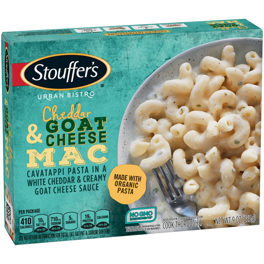 slide 3 of 8, Stouffer's Urban Bistro Cheddar & Goat Cheese Mac, 9 oz