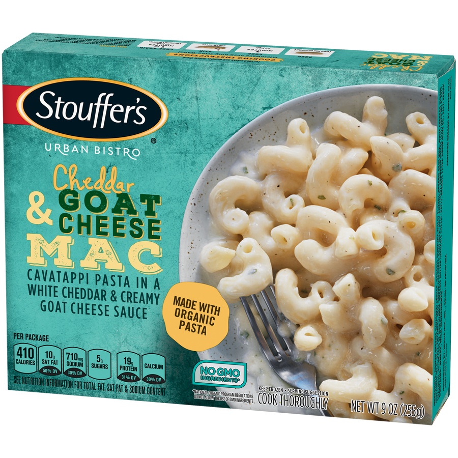 slide 5 of 8, Stouffer's Urban Bistro Cheddar & Goat Cheese Mac, 9 oz