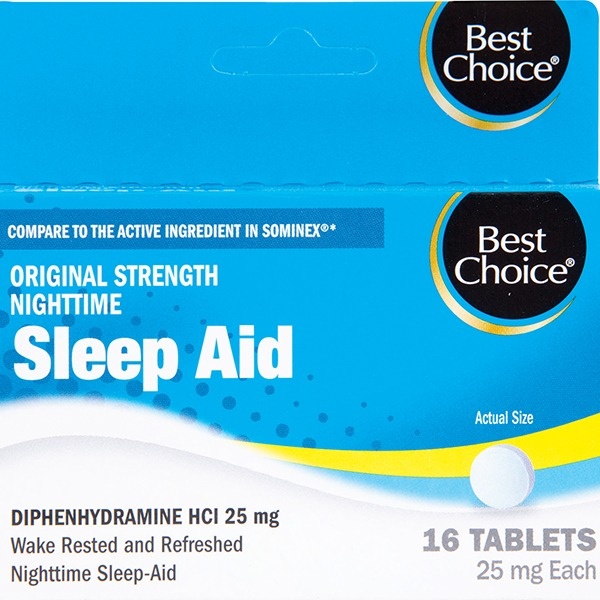 slide 1 of 1, Best Choice Sleep Tablets, 16 ct