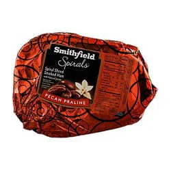 Smithfield Ham Spiral Sliced Pecan Praline - 10 lb