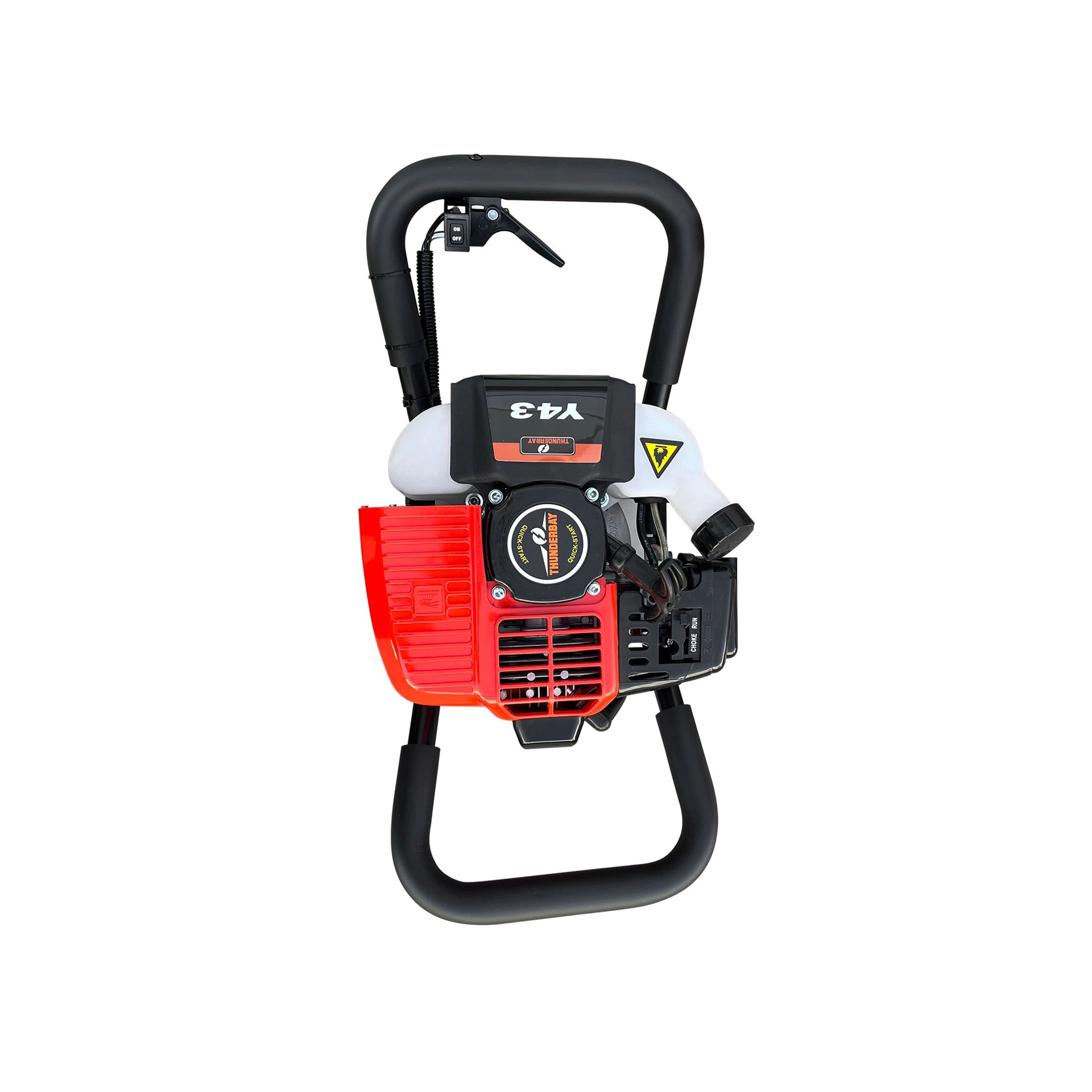 slide 2 of 6, ThunderBay 43-cc 1-man Auger Powerhead with 8-in Bit Battery Not Included and Charger Included, 1 ct