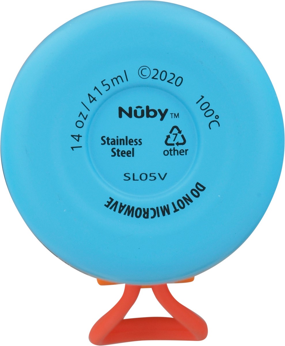 slide 7 of 9, Nuby Thirsty Kids Stay Cool Stainless Steel Cup, 1 ct