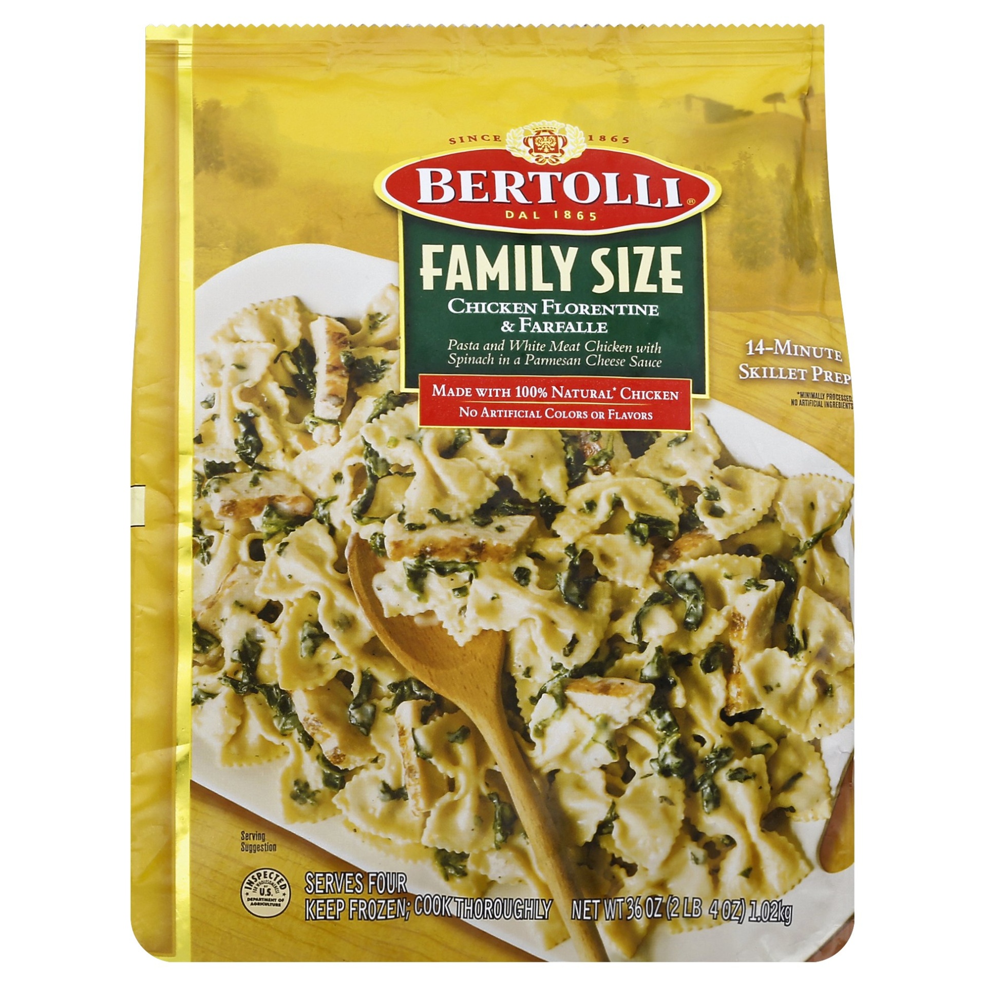 Bertolli Chicken Florentine & Farafalle Family Size 36 Oz | Shipt