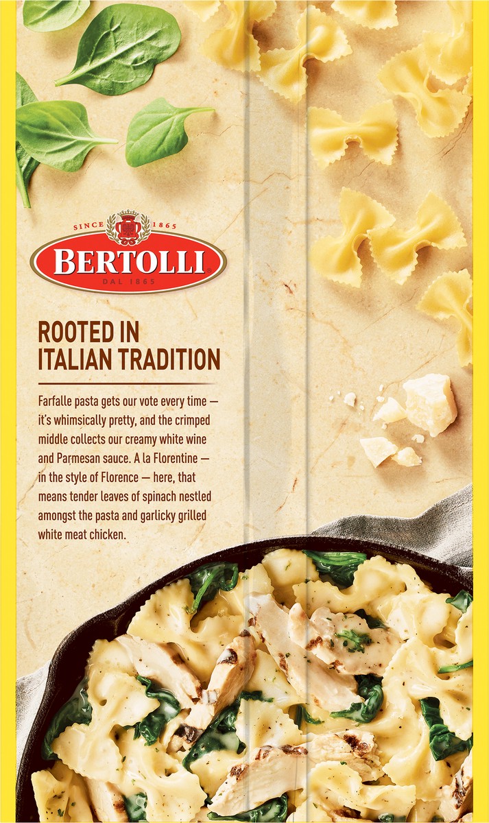 slide 4 of 11, Bertolli Chicken Florentine & Farfalle Family Size 36 oz, 36 oz