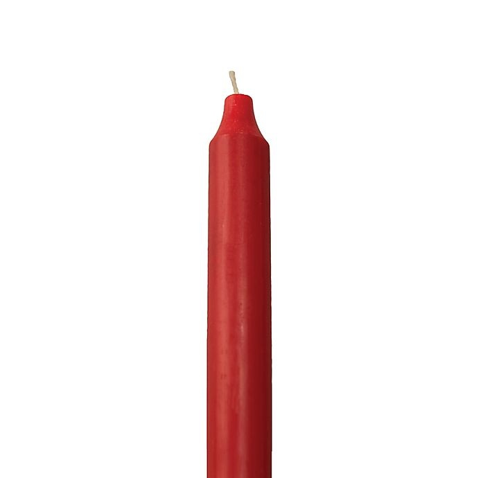 slide 1 of 1, Northern Lights Candles Taper Candle - Crimson, 12 in