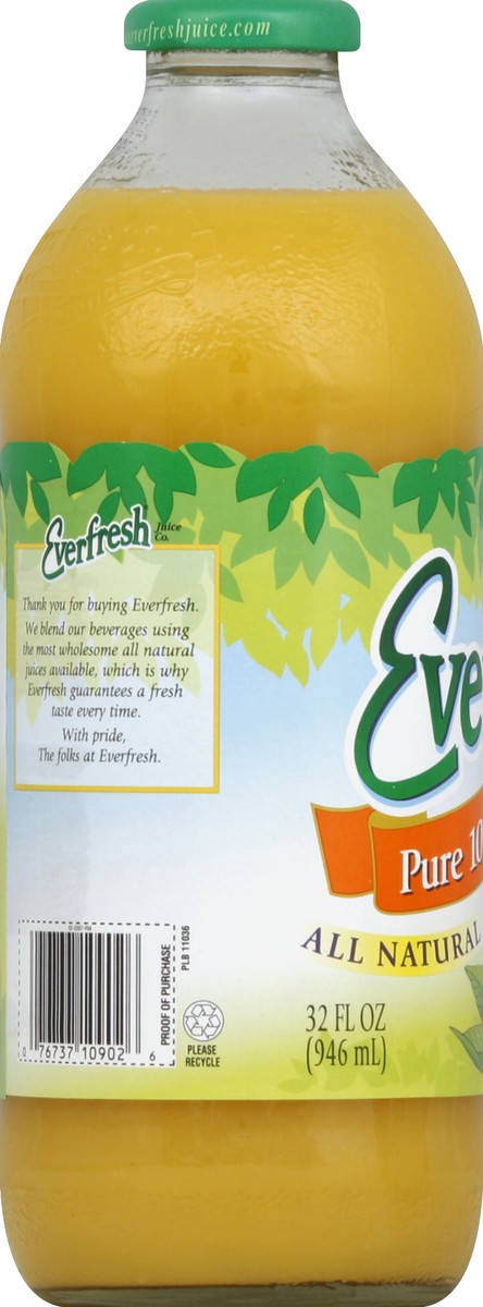 slide 4 of 4, Everfresh Orange Juice - 32 oz, 32 oz