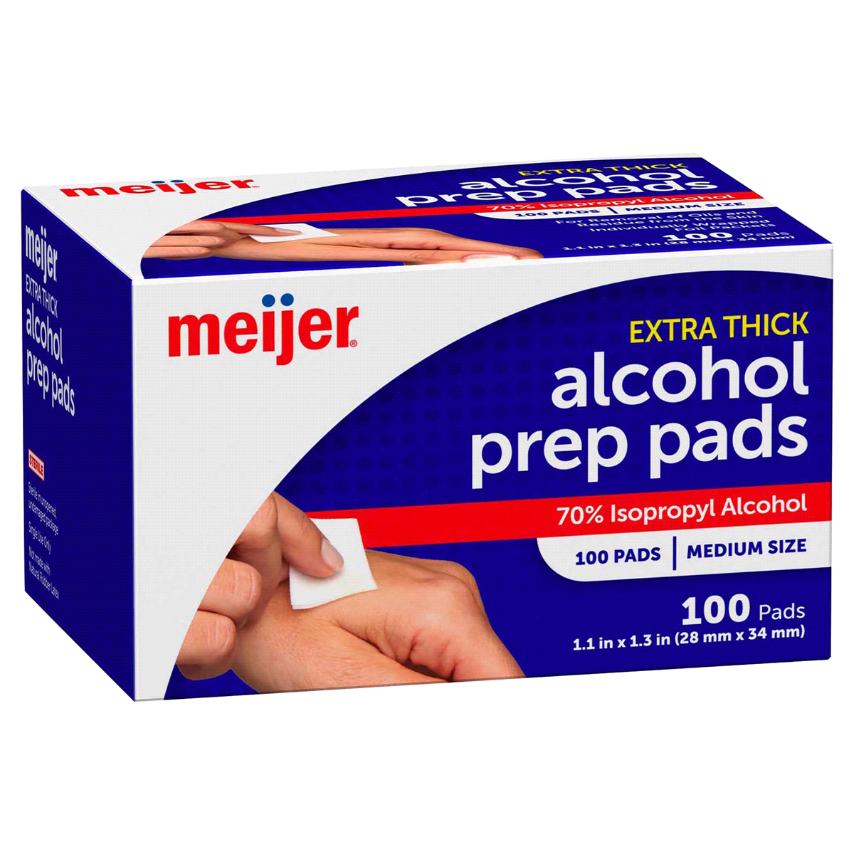 slide 21 of 25, Meijer Alcohol Swabs, 100 ct