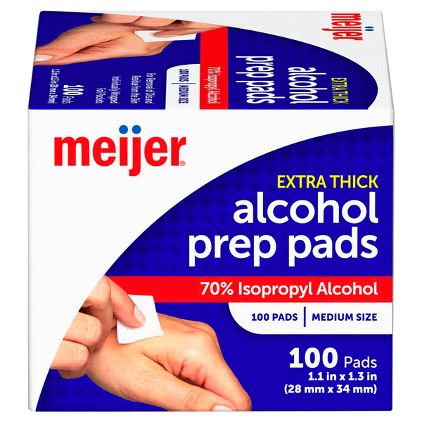 slide 5 of 25, Meijer Alcohol Swabs, 100 ct