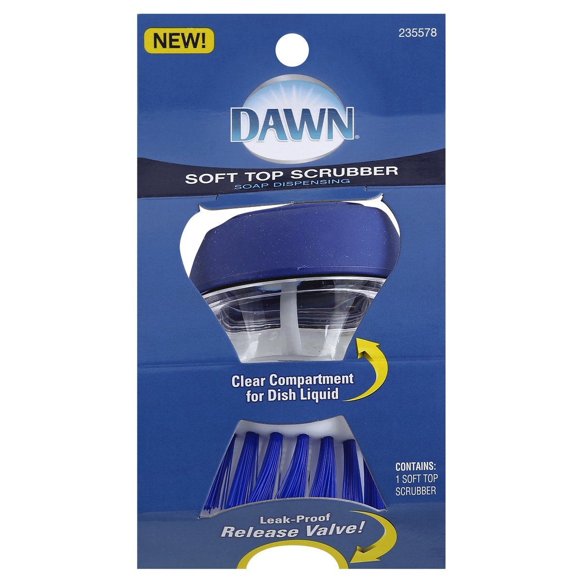 slide 1 of 1, Dawn Soft Top Scrubber, 1 ct