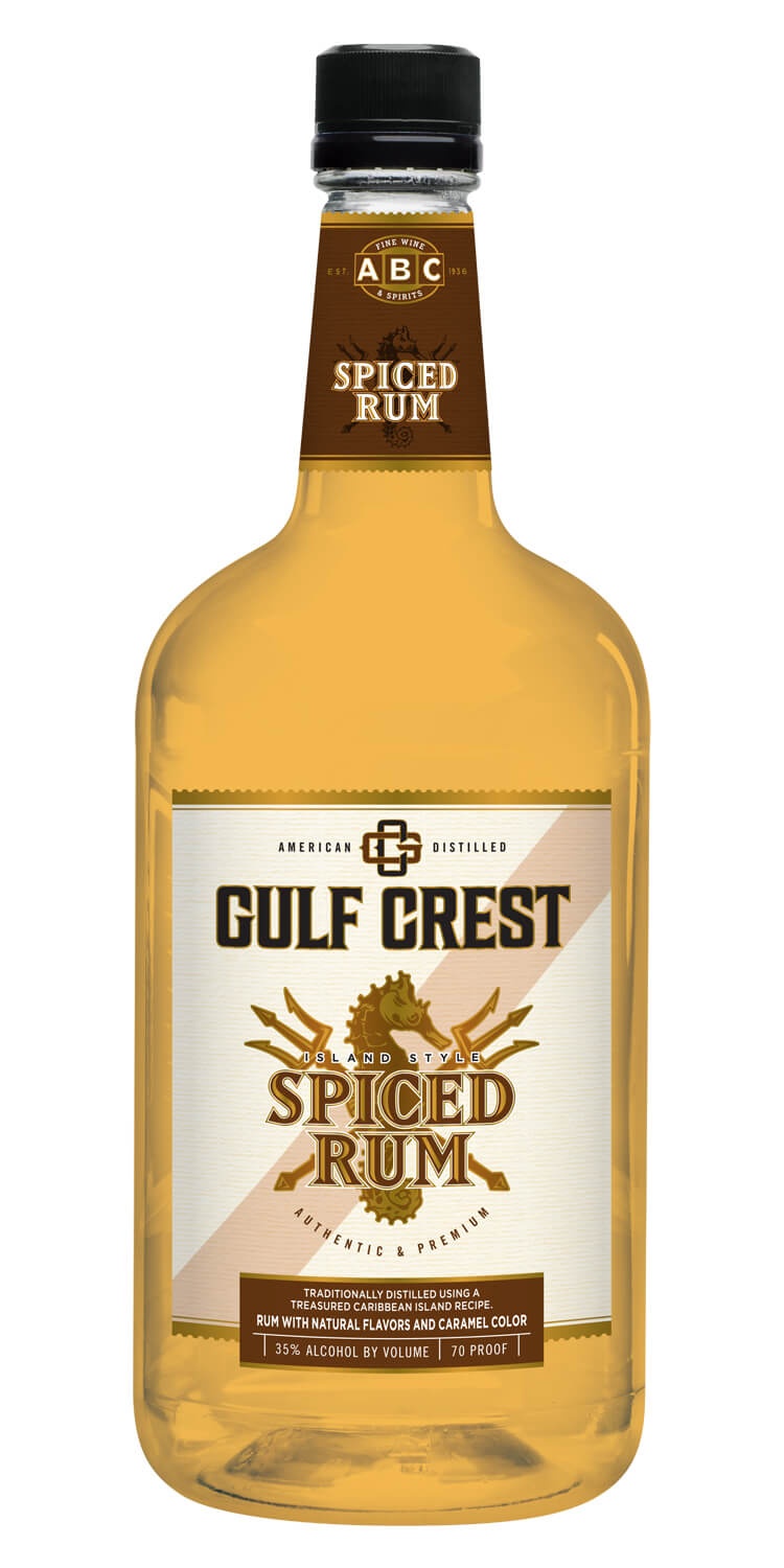 slide 1 of 1, ABC Gulf Crest Spiced Rum, 1.75 liter