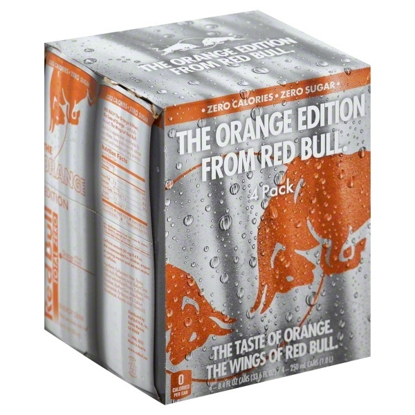 slide 1 of 6, Red Bull Energy Drink 4 ea, 4 ct