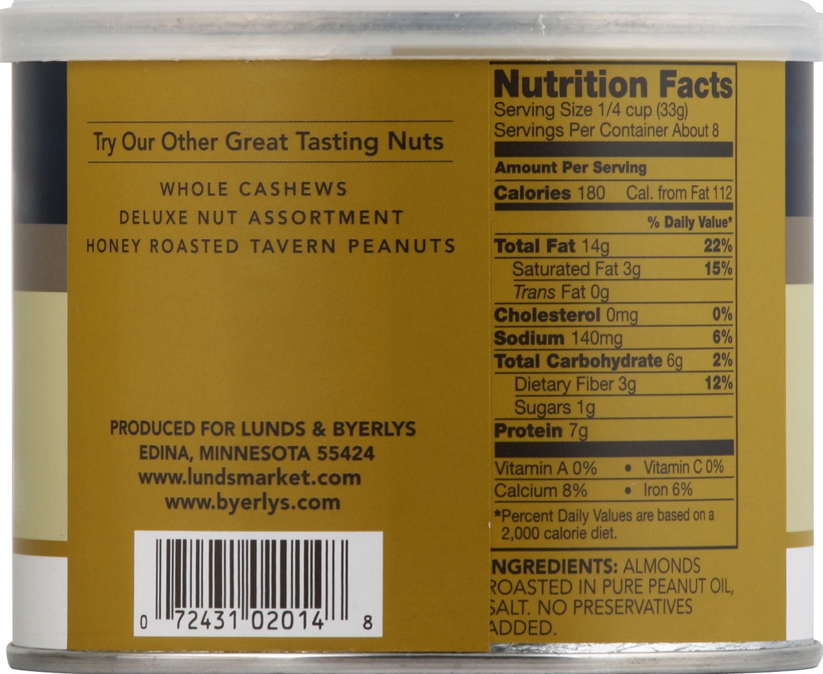 slide 3 of 3, Lunds & Byerlys Almonds 9 oz, 9 oz