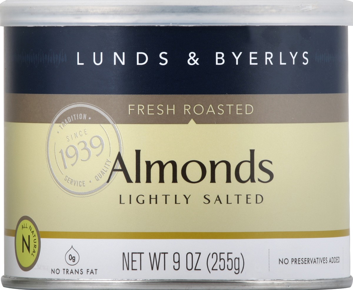 slide 1 of 3, Lunds & Byerlys Almonds 9 oz, 9 oz