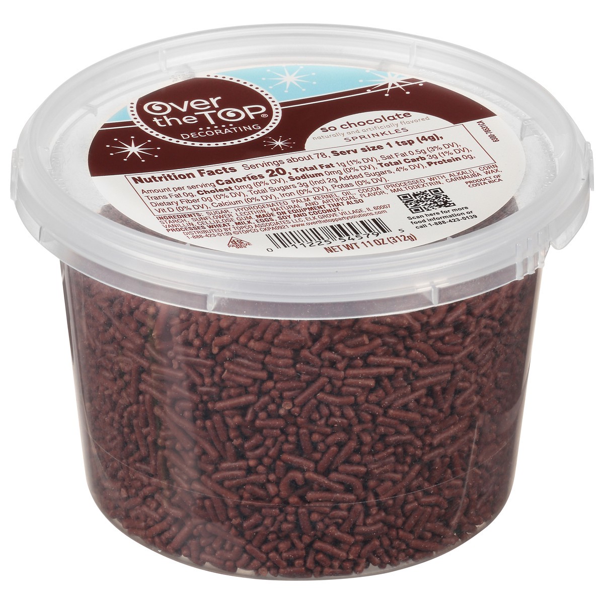 slide 10 of 15, Over The Top Decorating So Chocolate Sprinkles 11 oz, 11 oz