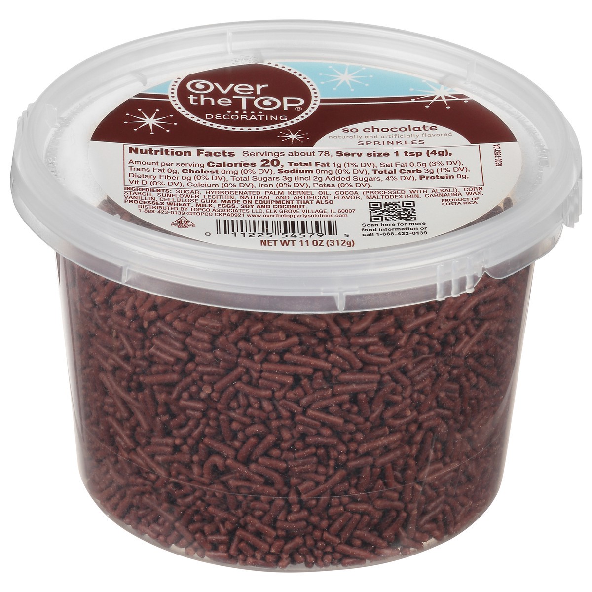 slide 1 of 15, Over The Top Decorating So Chocolate Sprinkles 11 oz, 11 oz