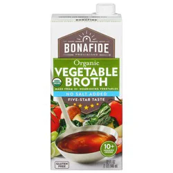 Bonafide Provisions Organic Vegetable Broth 32 fl oz