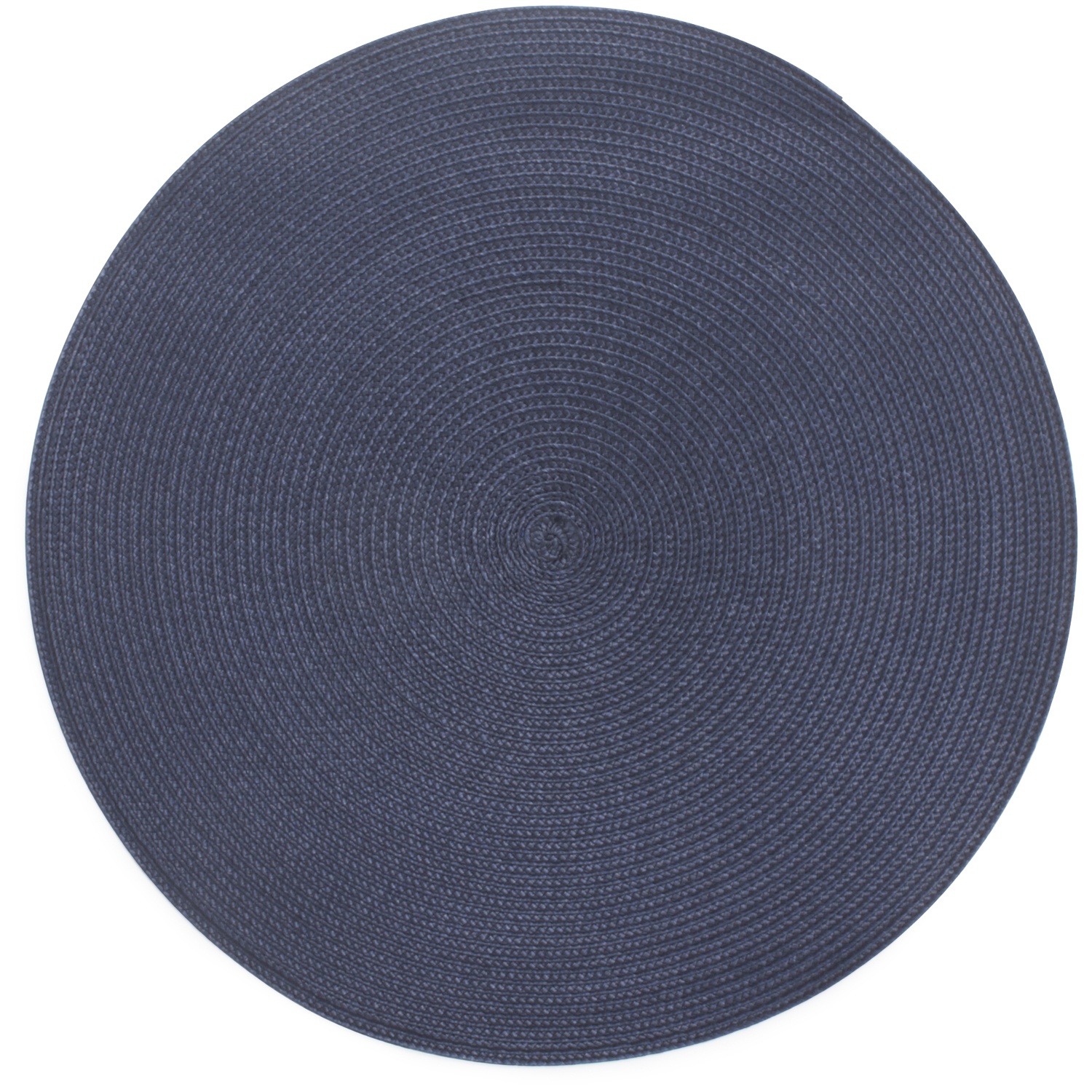 slide 1 of 1, Sur La Table Round Woven Placemats, Navy, 15 in