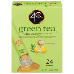 4C Green Tea Antioxidant With Honey & Natural Lemon - 24 ct