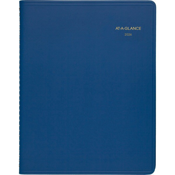 slide 7 of 10, AT-A-GLANCE® 2026 Weekly Appointment Book Planner, Blue, Large, 8 1/4"" x 11"", 1 ct