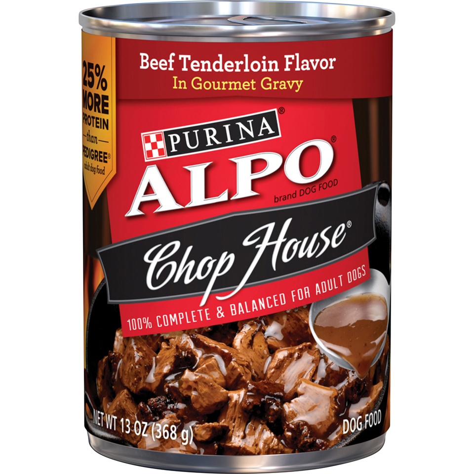 slide 1 of 1, ALPO Chop House Beef Tenderloin Flavor in Gourmet Gravy, 13.2 oz