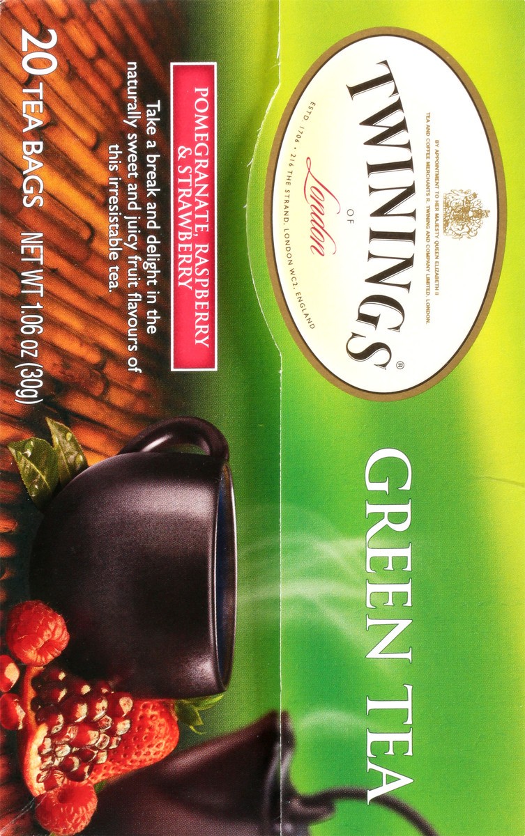 slide 8 of 9, Twinings Pomegranate Raspberry & Strawberry Green Tea - 20 ct, 20 ct