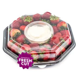 DIERBERGS FRESH! Strawberry & Dip Tray