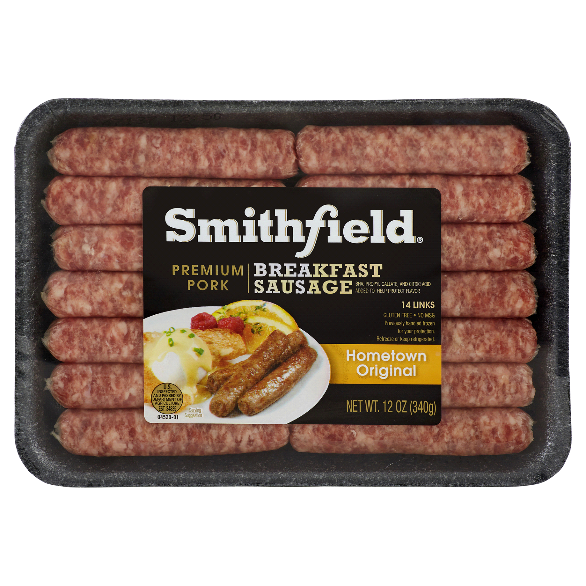 slide 1 of 8, Smithfield Sausage Link, 12 oz