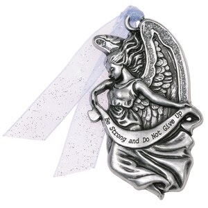 slide 1 of 1, Gloria Duchin The Spirit Of Angels Christmas Ornaments, Be Strong, 1 ct