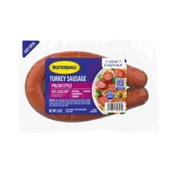 Butterball Fully Cooked Polish Style Turkey Sausage, 13 oz. pack