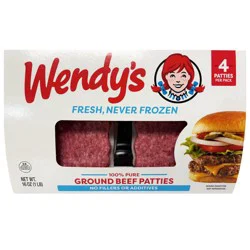 Wendy's Ground Beef Patties