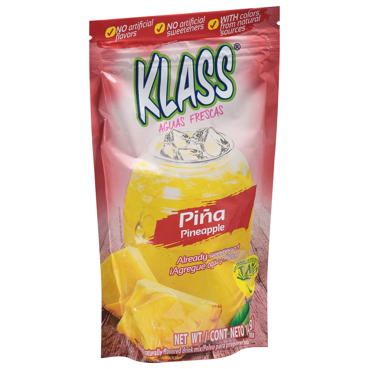 slide 9 of 9, Klass Pineapple Drink Mix - 14.1 oz, 14.1 oz