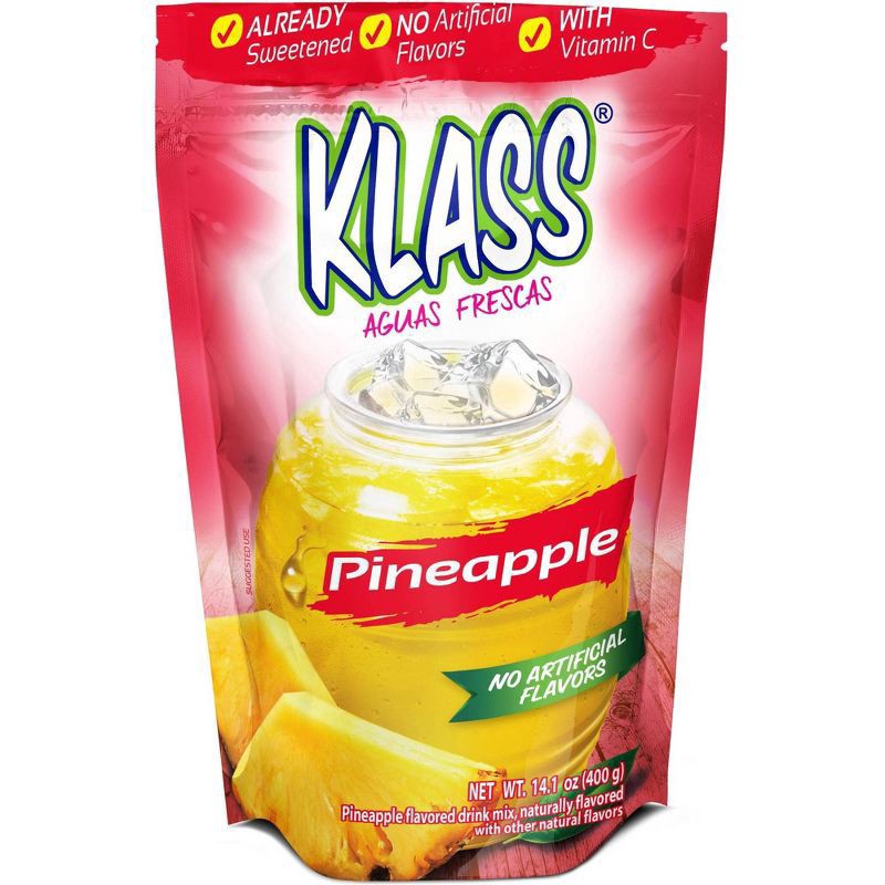 slide 1 of 9, Klass Pineapple Drink Mix - 14.1 oz, 14.1 oz