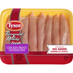 Tyson Trimmed & Ready Fresh Chicken Breast Tenderloins