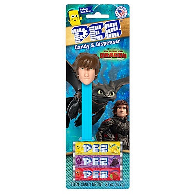 slide 1 of 1, PEZ How to Train Your Dragon Candy & Dispenser Pack, 0.87 oz