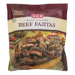 H-E-B Fully Cooked Sliced Seasoned Beef Fajitas
