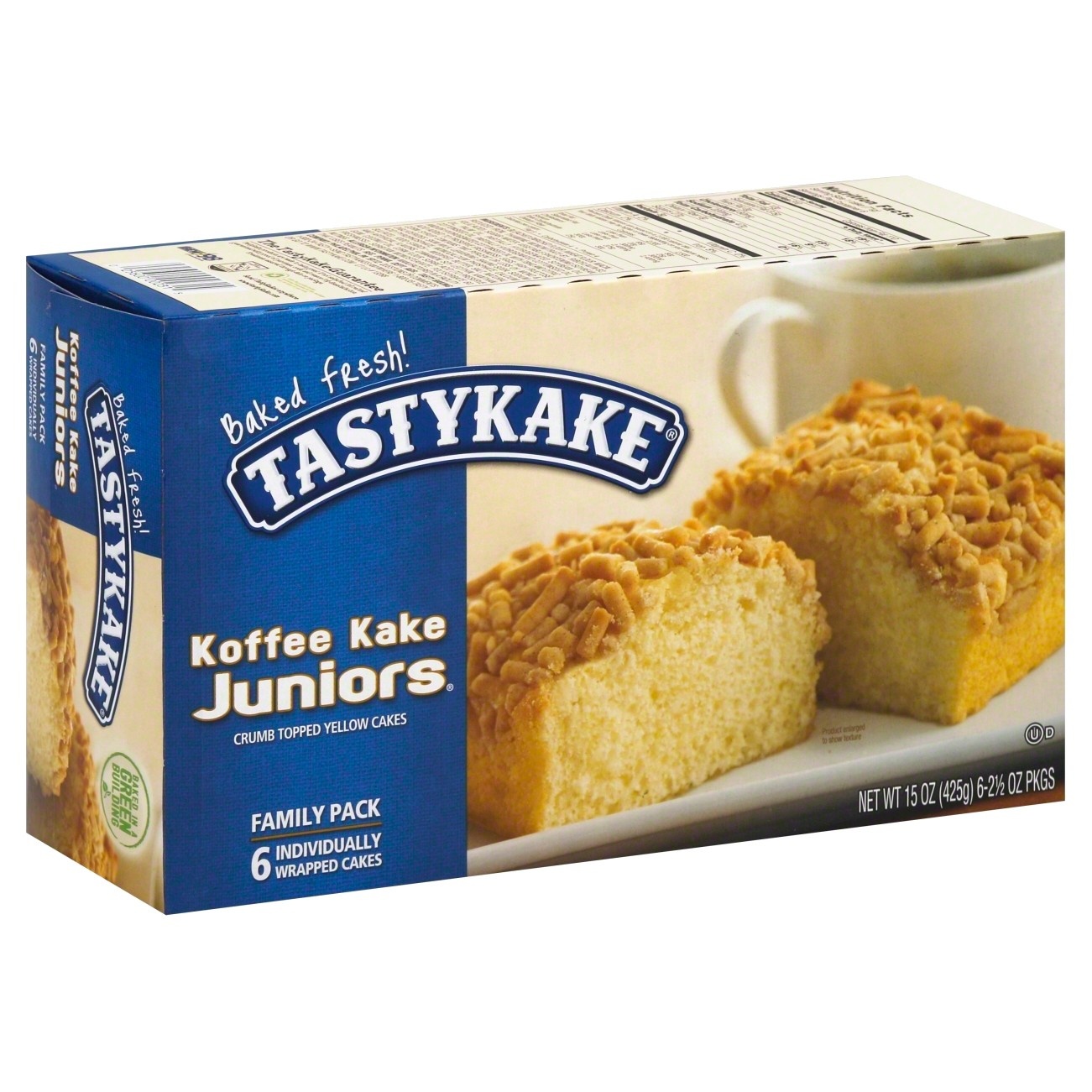 slide 1 of 8, Tastykake Koffee Kake Juniors, 12 oz