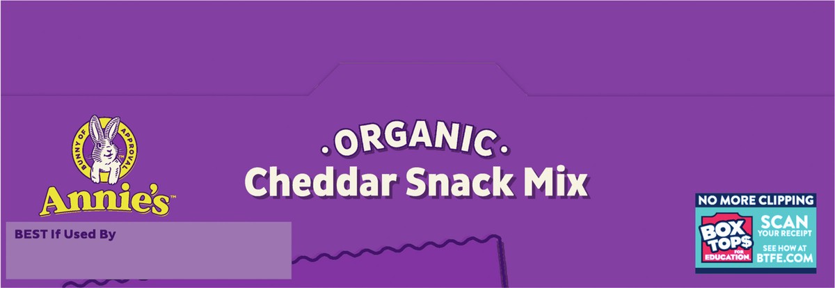 slide 11 of 13, Annie's Cheddar Snack Mix With Assorted Crackers and Pretzels, Made with Real Cheese, 9 oz, 9 oz